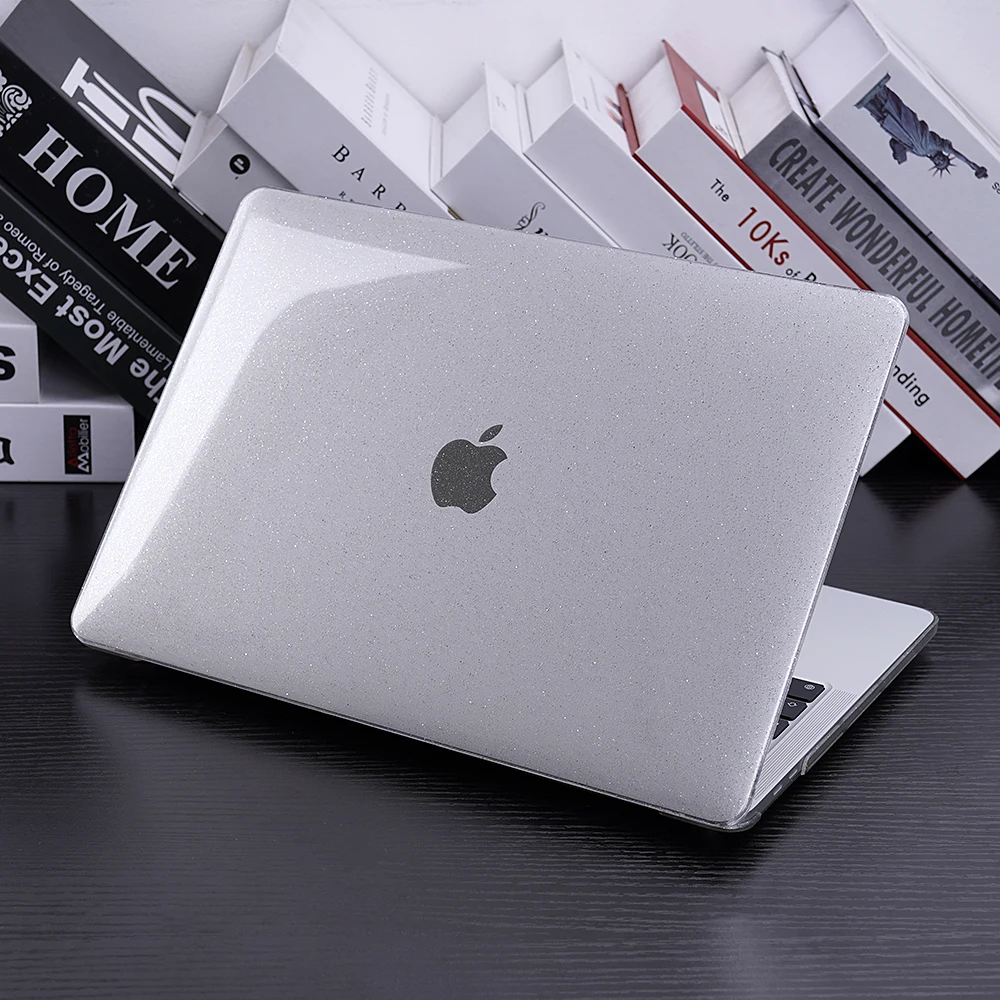 

Crystal Laptop Case For Apple Macbook Air 13 M1 2021 Touch Bar ID Pro Retina 15 16 11 12 inch 13.3 Cover Saccessories Bags
