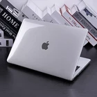 Прозрачный чехол для ноутбука Apple Macbook Air 13 M1 2021 Touch Bar ID Pro Retina 15 16 11 12 дюймов 13,3, чехол, сумки Saccessories