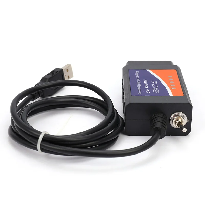 ELM327 USB V1.5 модифицированный для Forscan ELMconfig CH340 + 25K80 chip HS-CAN