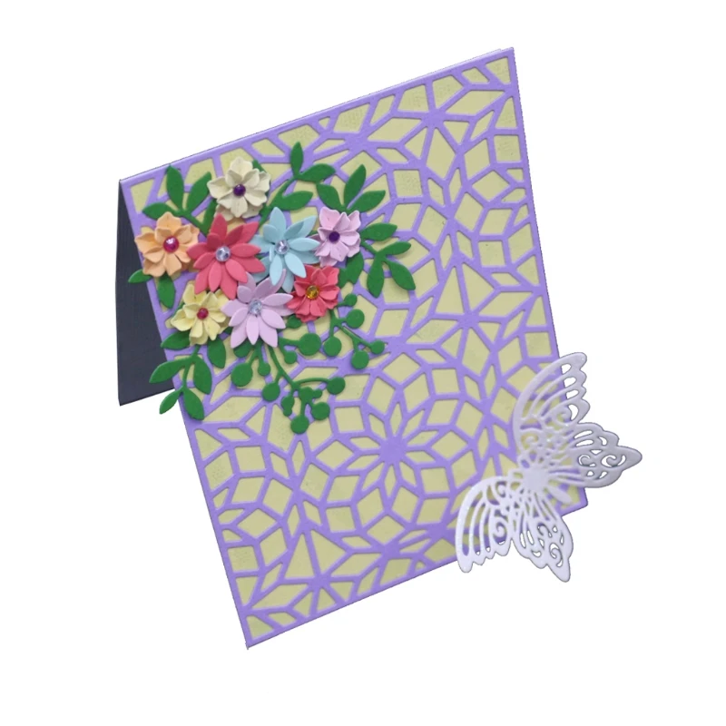 Flower Plate Cutting Dies Stencil DIY Scrapbooking Embossing Album Paper Card AXYE | Дом и сад