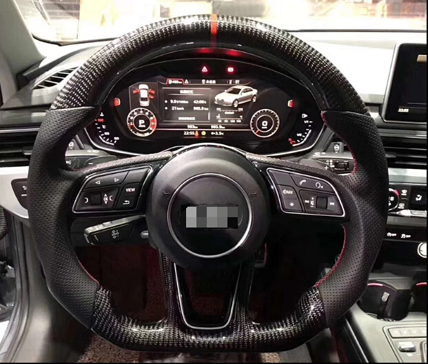 Модификация автомобильного руля для Audi A3 A5 A7 A4L A6L Q3 Q5L Q7 A1 TT A8 рулевое колесо из