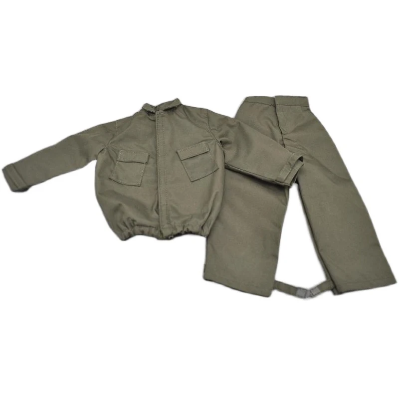 

1/6 sacle Male Trendy Modern U.S. Navy SEALs Special Forces Army Green Biochemical Suit for 12 inches Body Figures