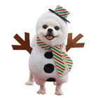 Рождественский костюм, Забавный стоячий снеговик, мультяшная собака, одежда, собака, кошка, костюмы