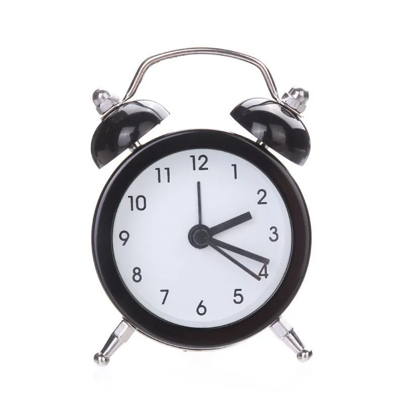 

Mini Metal Alarm Clock Portable Home Outdoor Lovely Cartoon Watch Retro Gift For Children Friends Metal Alarm Clock Desktop