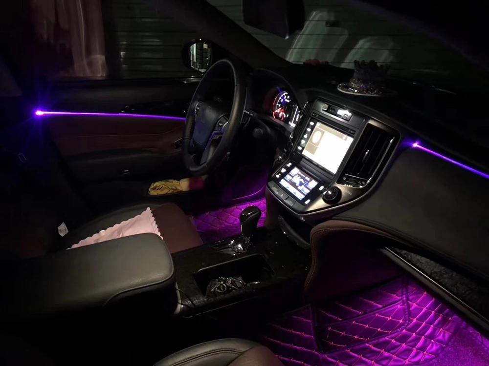 PMFC светодиодный декоративный планки осветителя синий/64 Цвета 4 двери весь