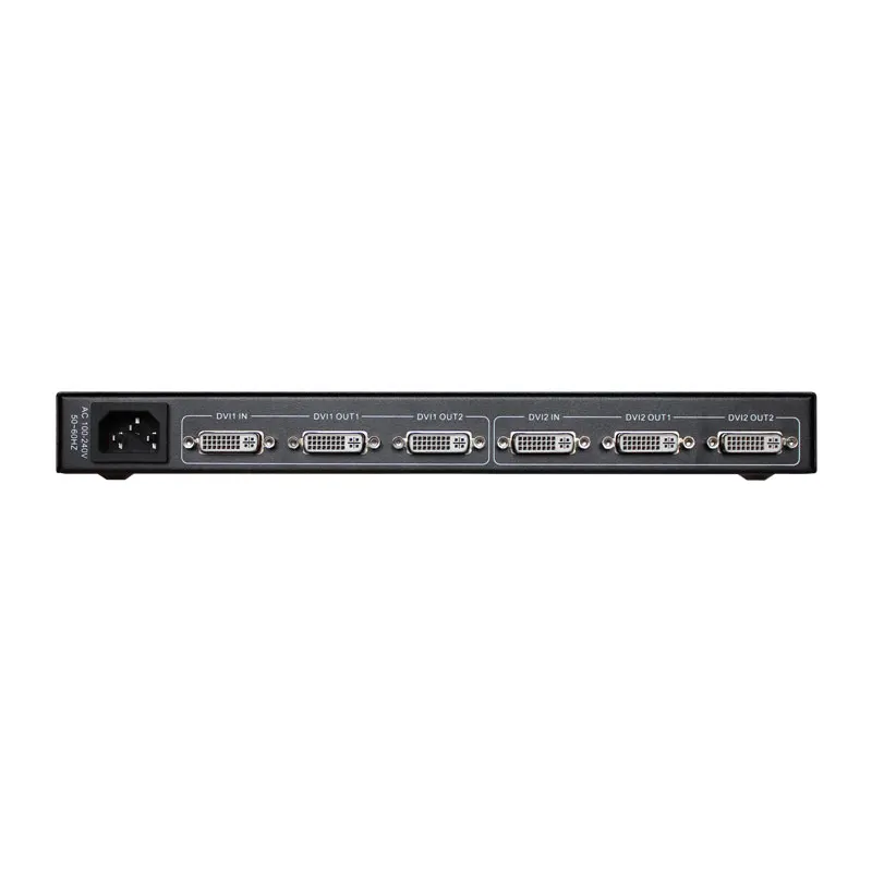 Разветвитель DVI 2x4 видеодисплей распределитель dvi 2 в 4 выход для проектора