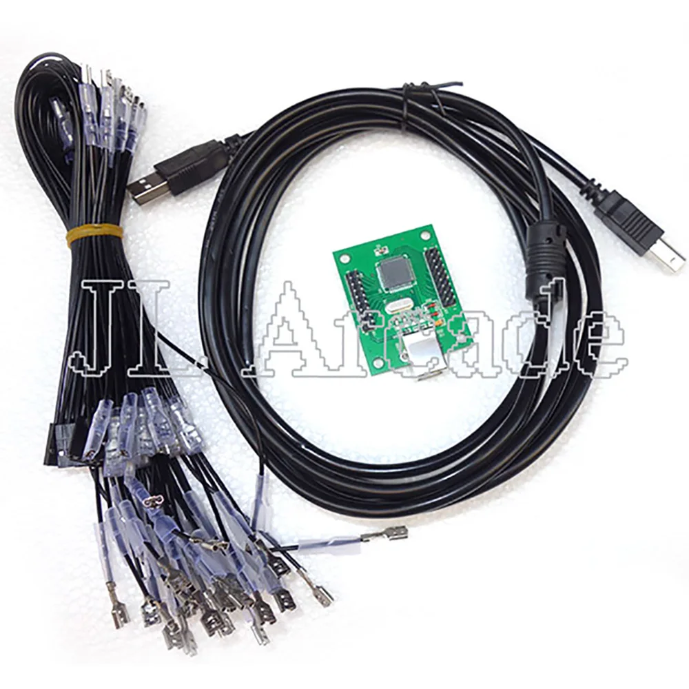 

DIY 2 Players Arcade to USB Controller Adapter Joystick Connector Cable Wiring Kit For MAME Keyboard Encoder Board