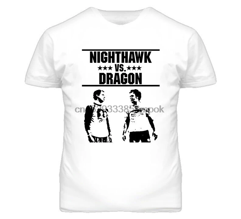 Забавная футболка Step Brothers Nighthawk против Дракона Для вечеривечерние | Мужская