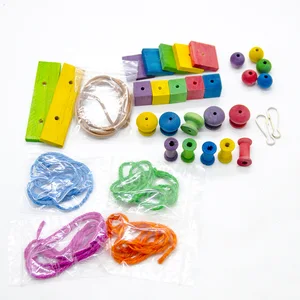 1 шт., верёвка из воловьей кожи для попугаев