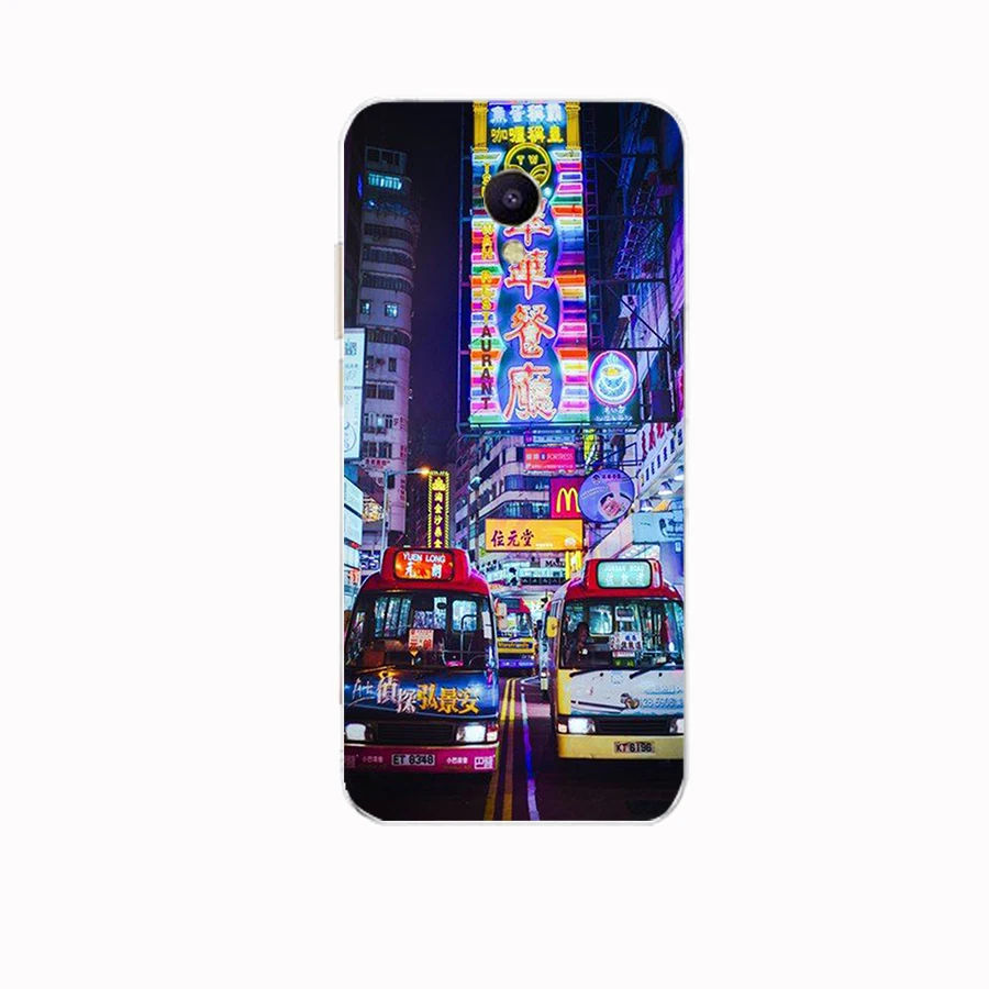 08 Hong Kong подарок чехол для телефона из мягкого силикона ТПУ с рисунком крышка Meizu M5