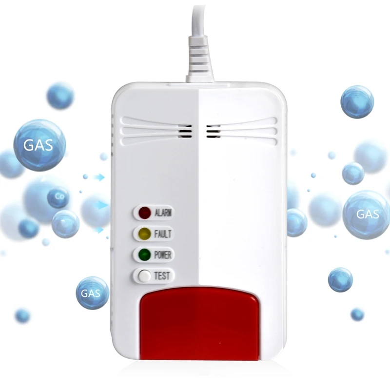 Датчик утечки газа с поддержкой Wi-Fi работает приложением | Безопасность и защита