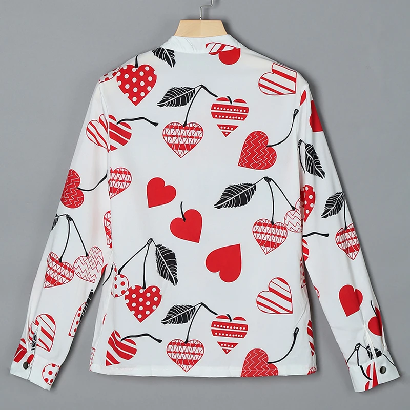 Женская Повседневная Блузка на пуговицах пуловер с длинным рукавом AM1480|Блузки| |