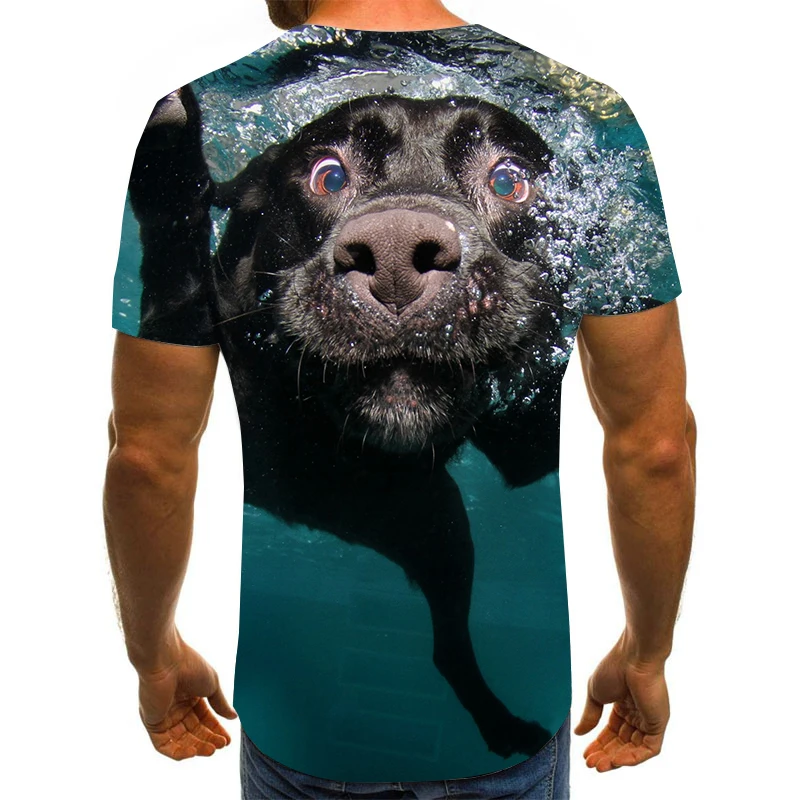 

Hot-Sale Male Tshirt Tees Tops Short-Sleeve 3d-Printed Annimal Streetwear Men T Shirt