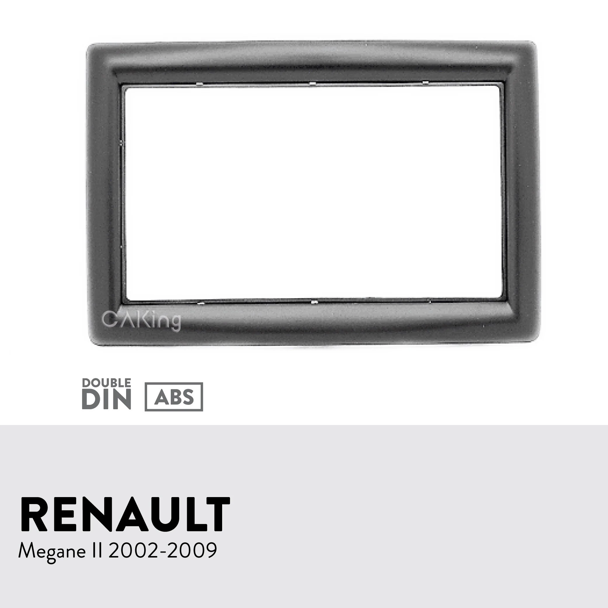 Двойная Din Автомобильная фасция Радио панель для RENAULT Megane II 2002 2009 Dash комплект