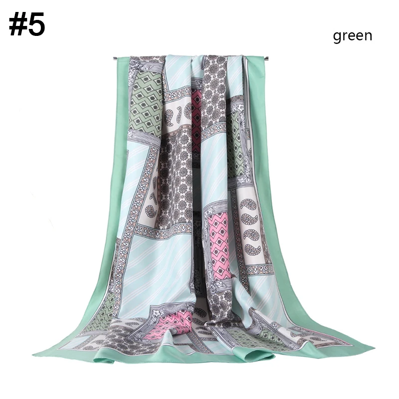 

NEW winter vintage print scarf shawl fashion women muslim hijabs soft turban