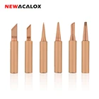 NEWACALOX 610 шт 900M-T серия Бессвинцовая паяльная отвертка железный наконечник для 936 Yihua Hakko паяльная станция инструмент
