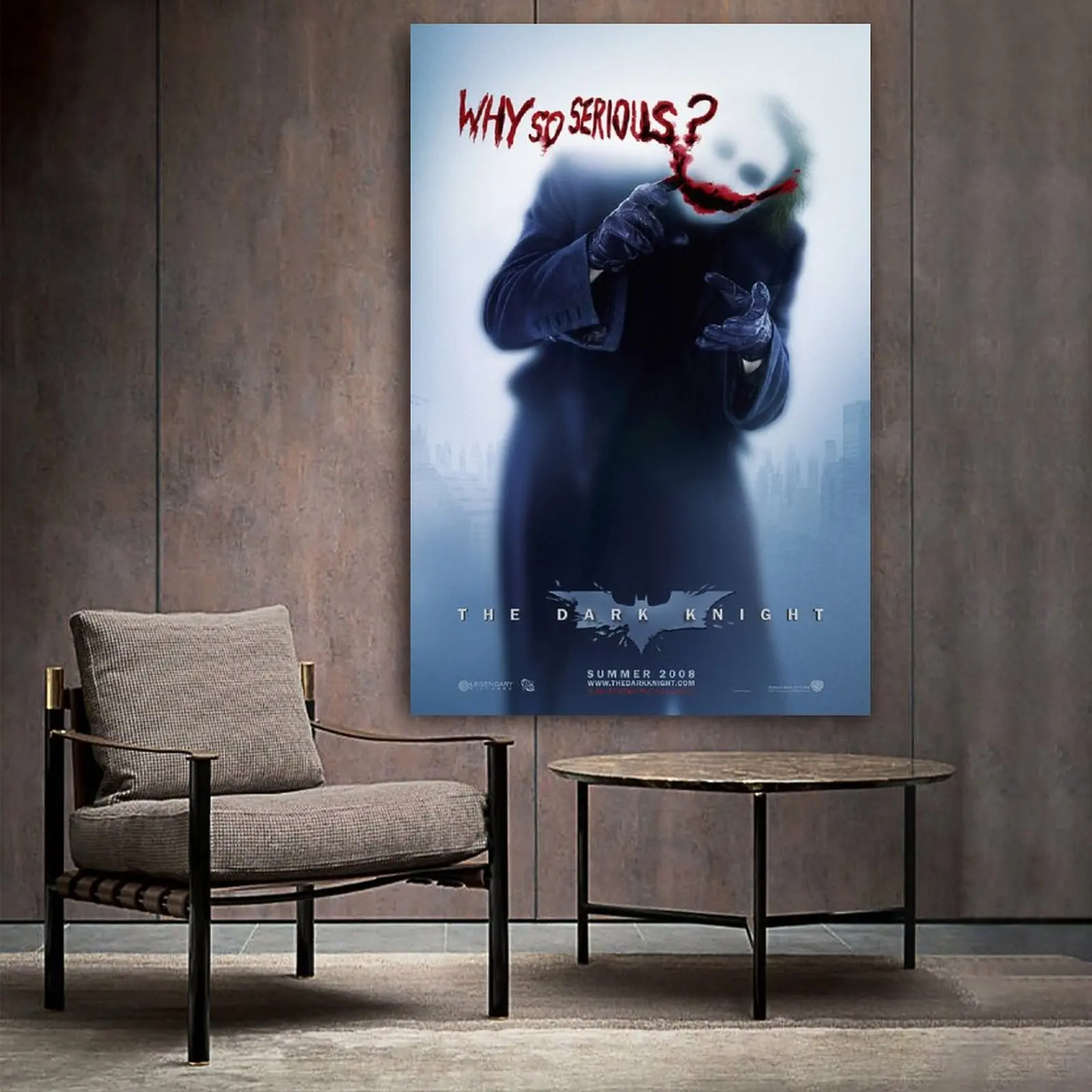 

The Dark Knight Poster Canvas Art Poster and Wall Art Picture Print Modern Family bedroom Decor Posters