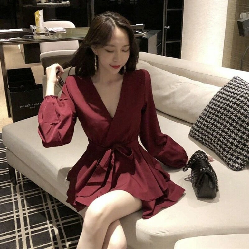 Женские весенние мини-платья Harakuju 2020 женское сексуальное двухслойное платье с