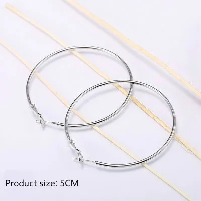 Взрывные модели Европы и США модные популярные большие круглые серьги для