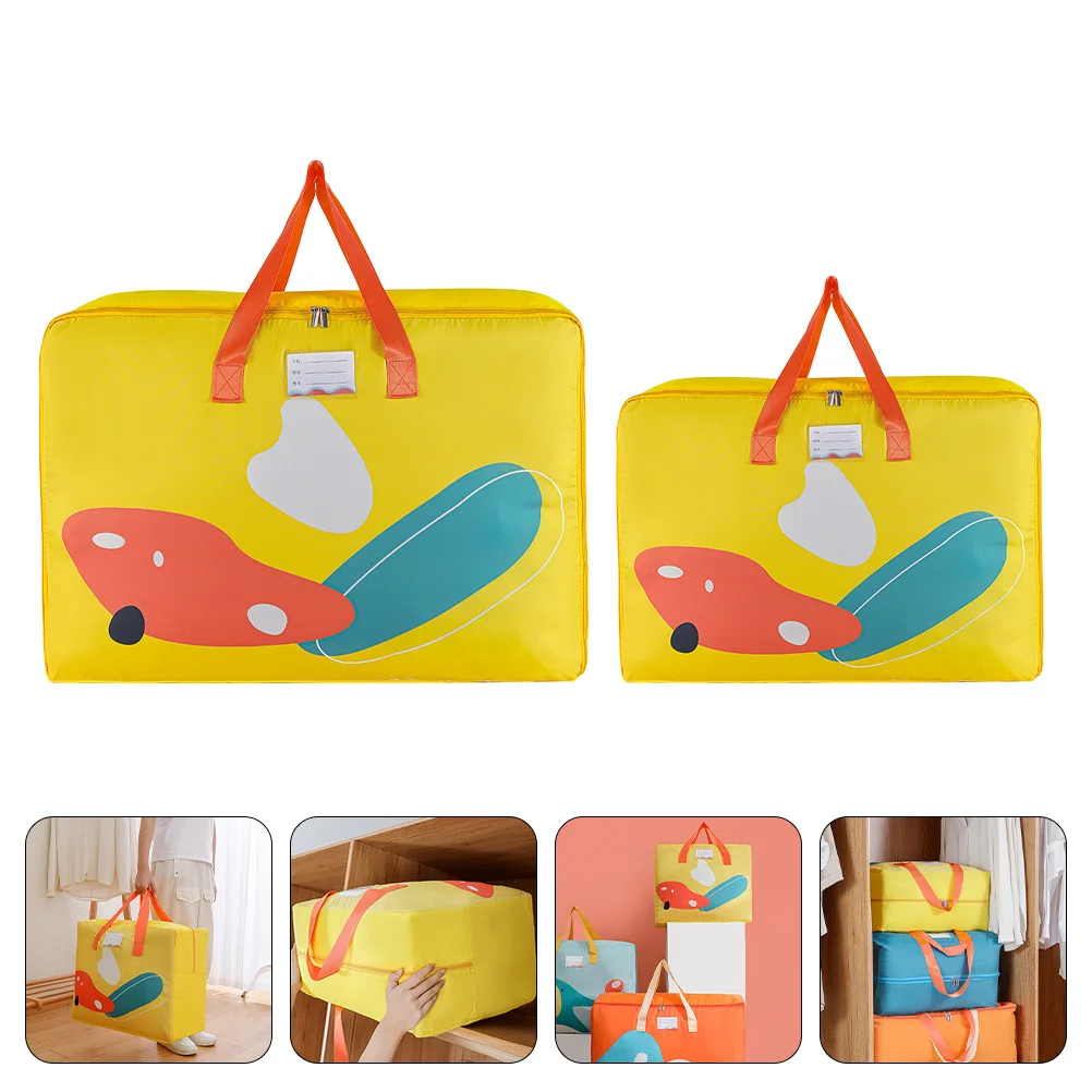 

2PCS Home Blanket Storage Organizer Home Anti-dust Clothes Storage Pouch