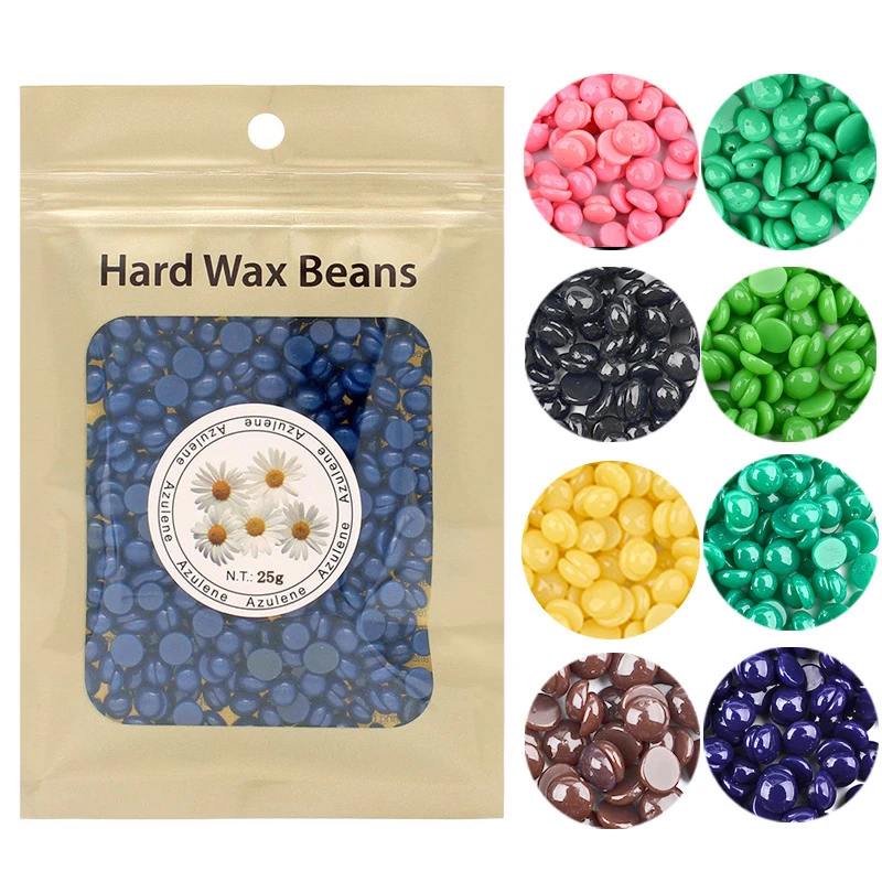 

Depilatory Wax Beads No Strip Hot Film Hard Wax Pellet Waxing Bikini Body Face Hair Removal Cream Wax Beans Facial Hair Remover