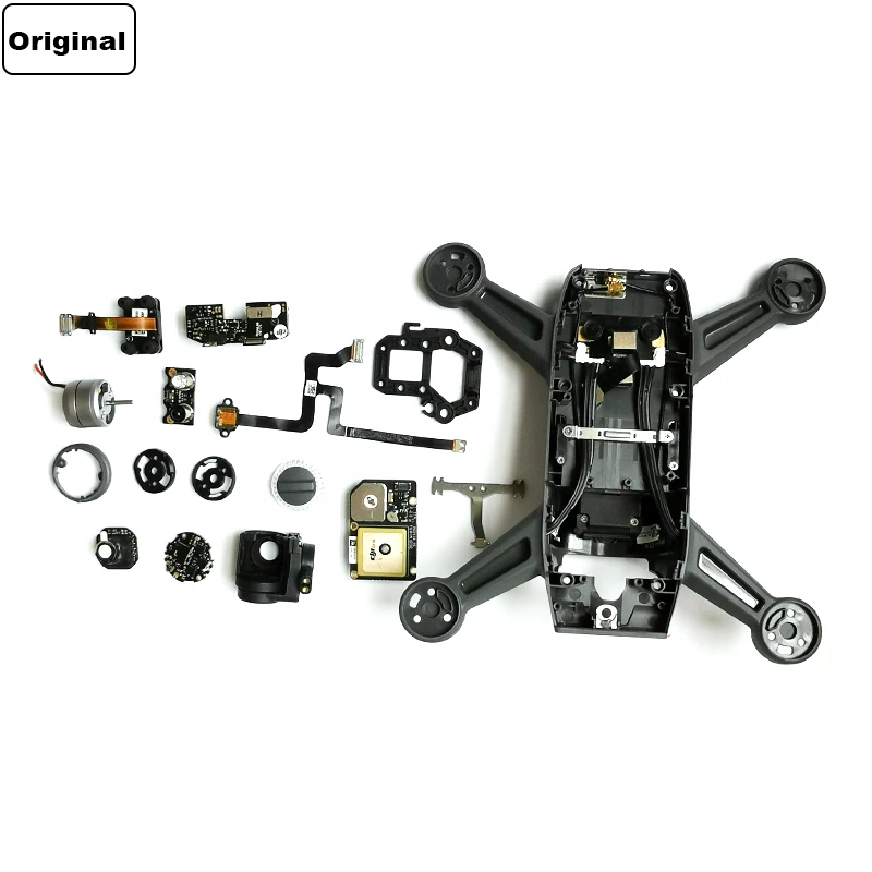 Original Mavic Spark Gimbal Roll Pitch Axis Module Gimbal Motors Coaxial Cable Main Board Repair Parts for DJI Spark