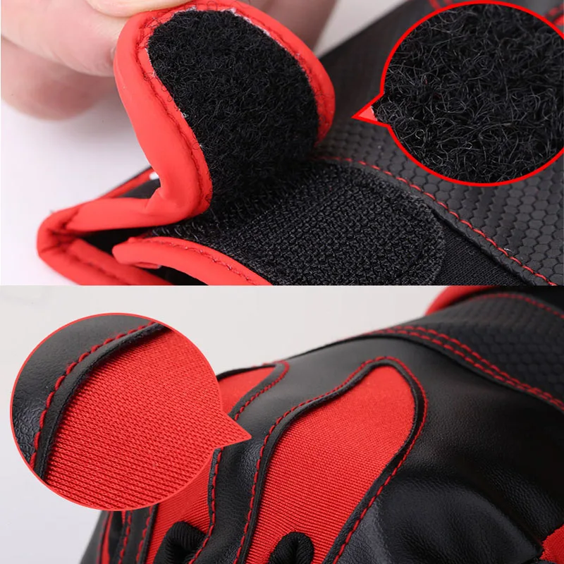 High Quality 3 cut fishing glove Outdoor breathable waterproof Leather sports Cycling Anti-wear Tackle Lure Rock Angling | Спорт и