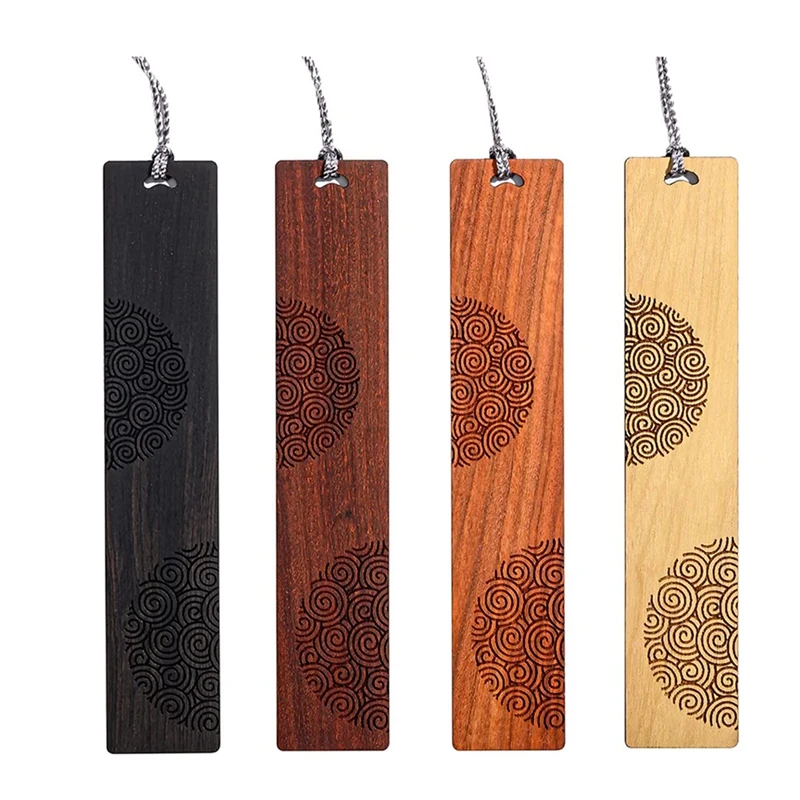 

Natural Wood Bookmark With Tassel, Unique Wooden Bookmark Set Gift For Men And Women (Dance Of The Dragonfly)