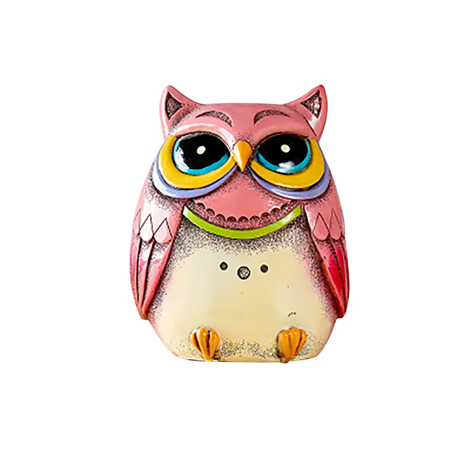 

Fake Owl Storage Tank Children's Room Resin Decoration P Iggy Bank Garden Decoration Villa Home Figurines Decoartion