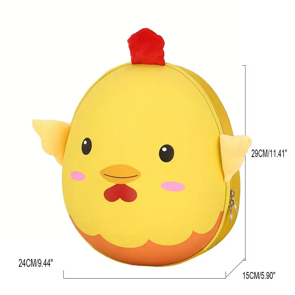 Children Fashion Cute Cartoon 3D Chick Shoulder Pack Small Pattern Backpack School Bags Kids Boys Girls Travel Bags/E | Багаж и сумки