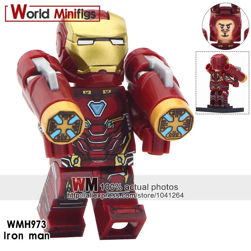 Светло-голубой Одиночные костюмы астронавтов Marvel Super Heroes Observator Капитан Америка Vision Pepper Deadth Vision строительные блоки детские игрушки - Цвет: Светло-голубой