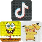 Pokemon Pop It Fidget Toys Pikachu мягкие сжимаемые губки для взрослых подарок для снятия стресса Антистресс Fidget Toys