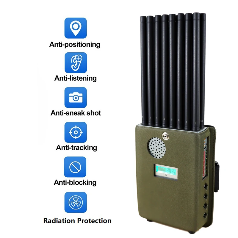 

Detector Anti-spy J18 5G CDMA GSM DCS 2G 3G 4G 5G GPS L1 L2 L5 WIFI 2.4G WIFI 5.8 G LOJACK