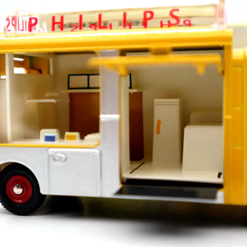 Atlas 1:43 DINKY TOYS 587 Camionnette CITROEN yellow Diecast коллекция моделей Авто
