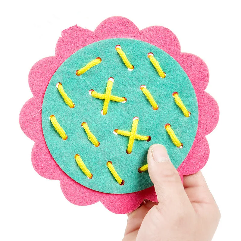 Обучение детский сад Руководство DIY плетение ткани детские развивающие Игрушки для раннего обучения Монтессори учебные материалы Математические Игрушки