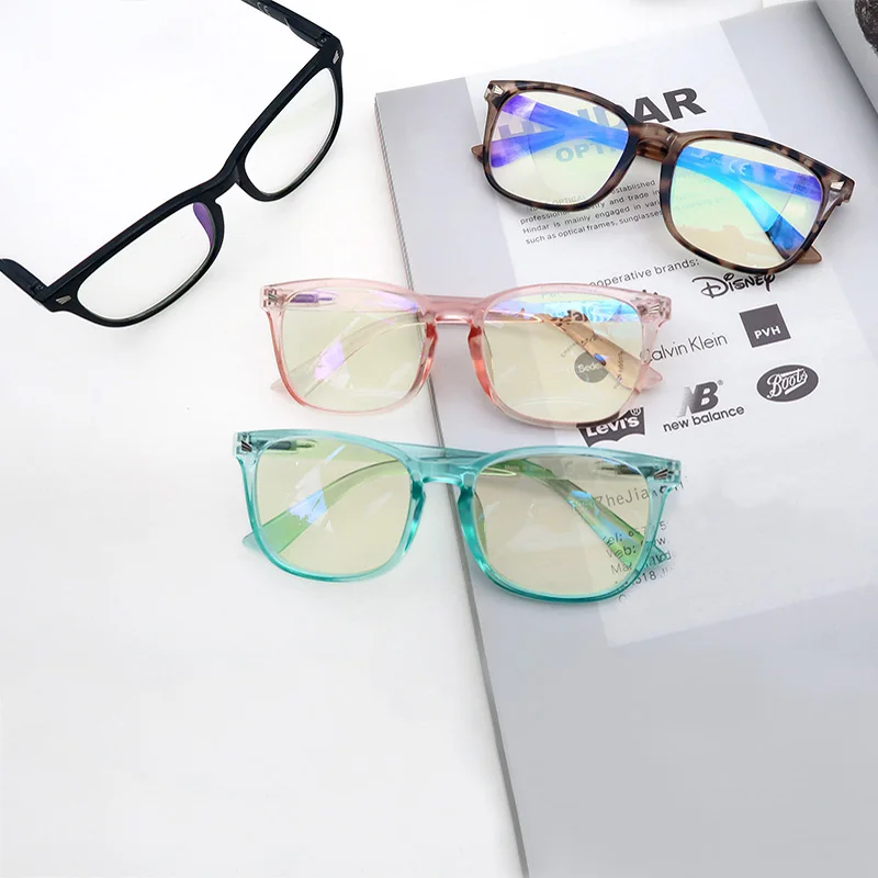 Очки для чтения синий светильник Блокировка считыватели квадратной оправе очки