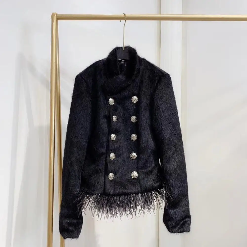 Высококачественная зимняя Новинка 2019 модная женская куртка из меха норки и