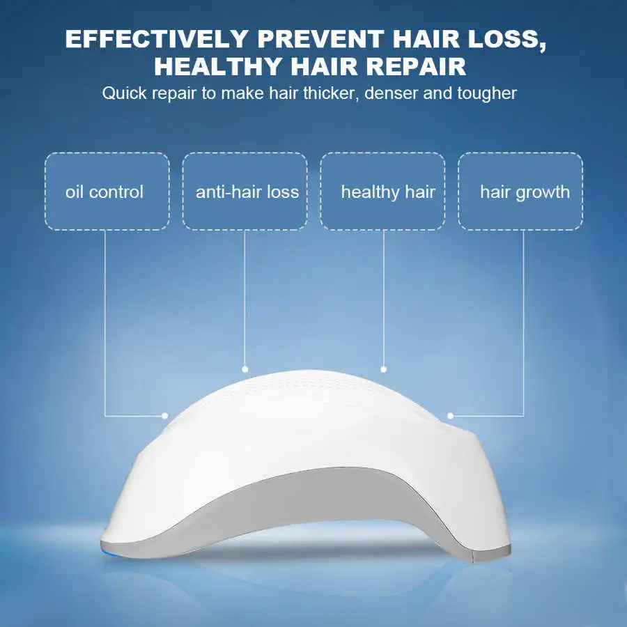 Лазерный шлем для роста волос прибор лечения и лазерной терапии против выпадения