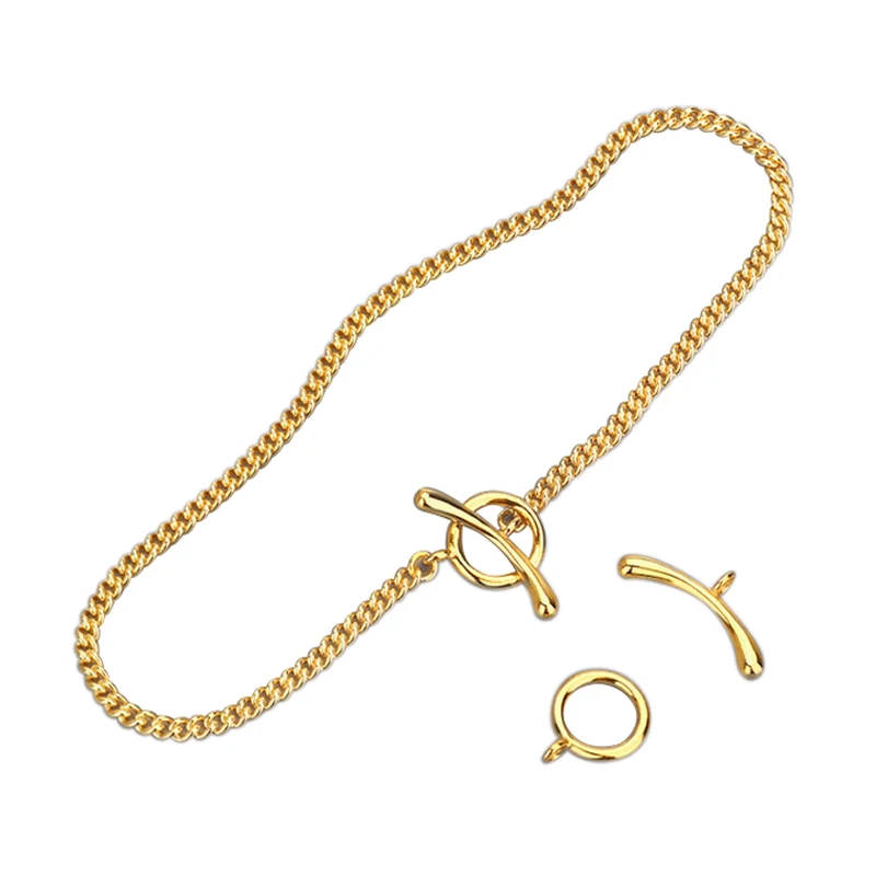 New S925 Sterling Silver OT Clasp DIY Bracelet Clasp Head Pearl Necklace Clasp Connection Accessories Handmade Ending Material