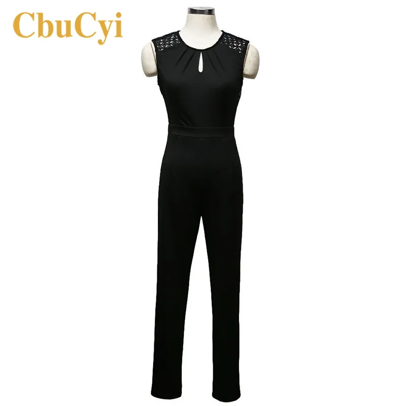 Женские комбинезоны сексуальный сетчатый облегающий костюм с круглым вырезом