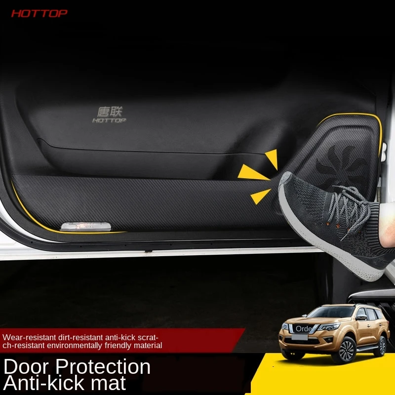 

Модифицированная Противоударная накладка на дверь автомобиля для Nissan Terra 2018 2019 2020, декоративная наклейка против царапин на дверь автомобил...