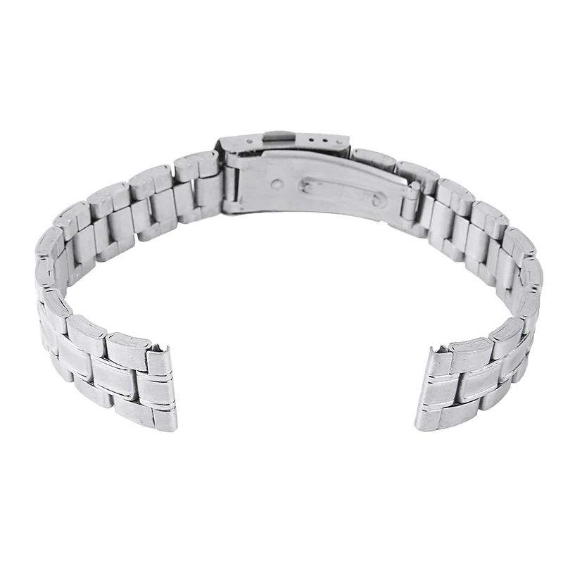 Из нержавеющей стали сменный ремешок серебристый Цвет металлическая пряжка