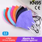 Детские маски FFP2 для детей 6-9 лет, разрешенные по стандарту, маски для мальчиков KN95, маска для рта, респиратор FFP3 KN95, цветная маска для лица для детей