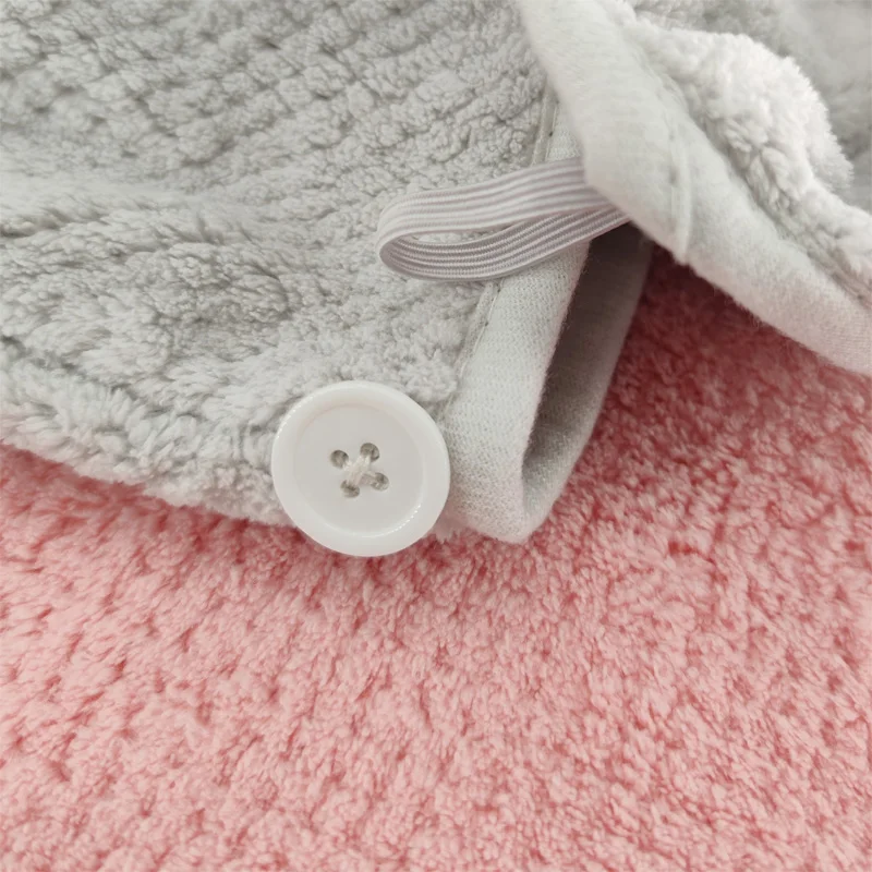 Высококачественный толстый тюрбан из микрофибры кораллового флиса walf для сушки