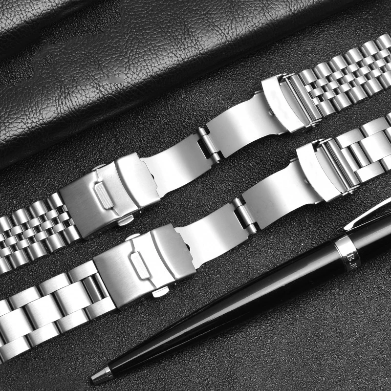 Watch Band For SEIKO SKX007 009 175 173 Solid Stainless Steel Watch Strap 20mm 22mm Watch Accessories Watch Belt Watch Bracelet