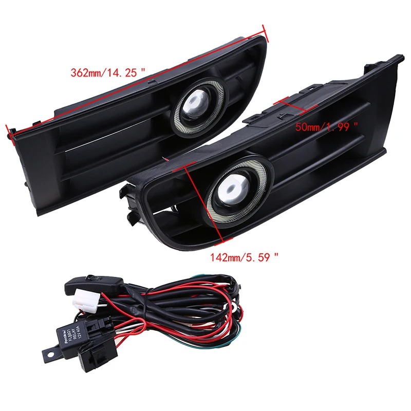 Автомобильная противотумансветильник фара POSSBAY для решетки радиатора