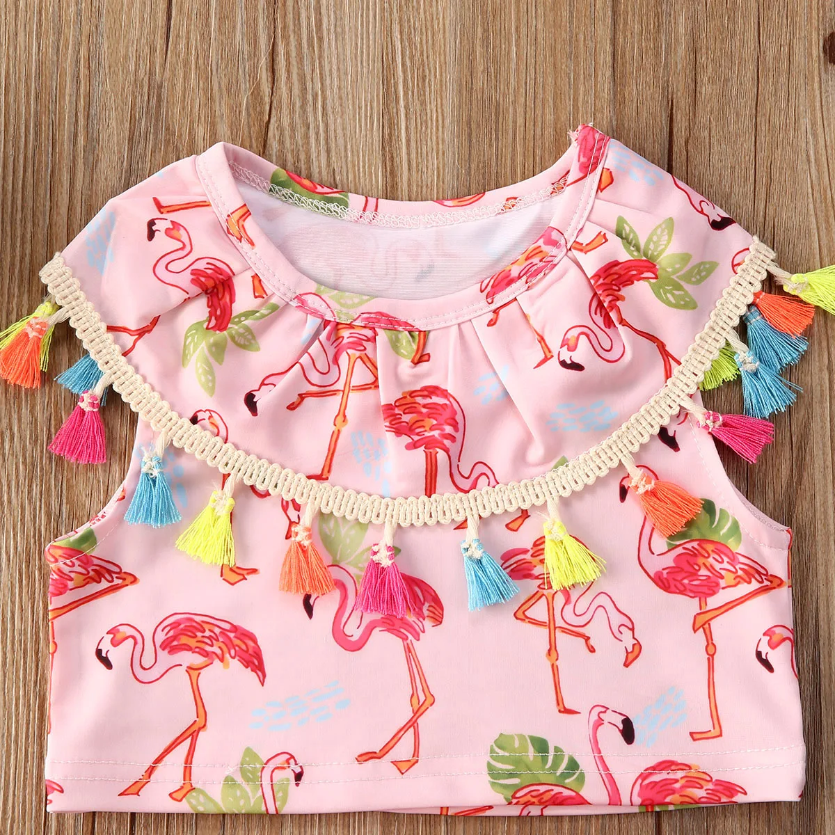 От 0 до 5 лет для маленьких девочек футболки с длинными рукавами и кисточками топы