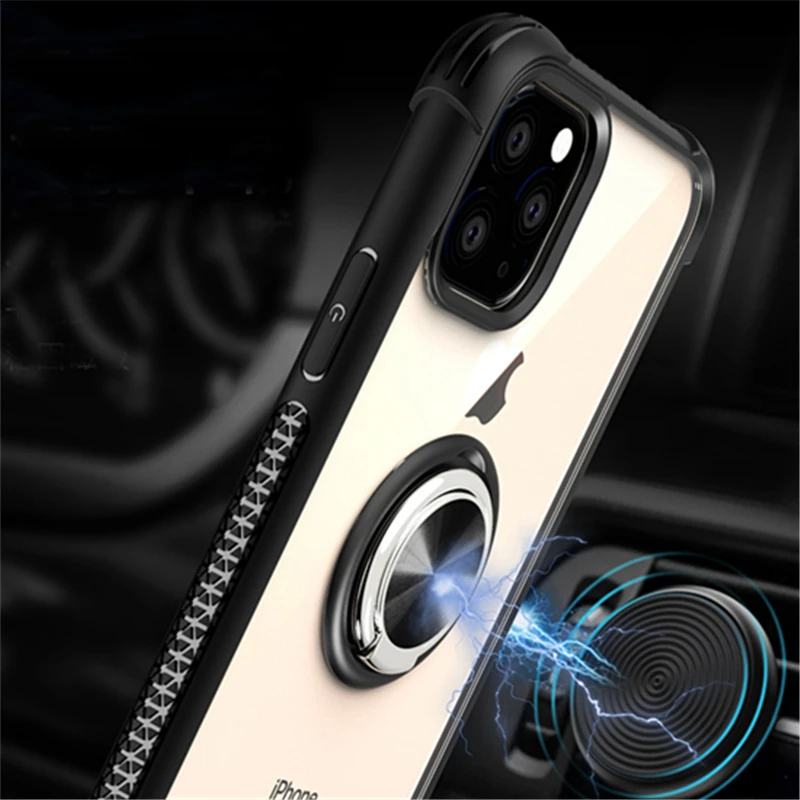 Полная защита воздушной сумки Мягкий ТПУ Прозрачный чехол для Iphone 11 Pro Max X XS XR 6 7 6S 8