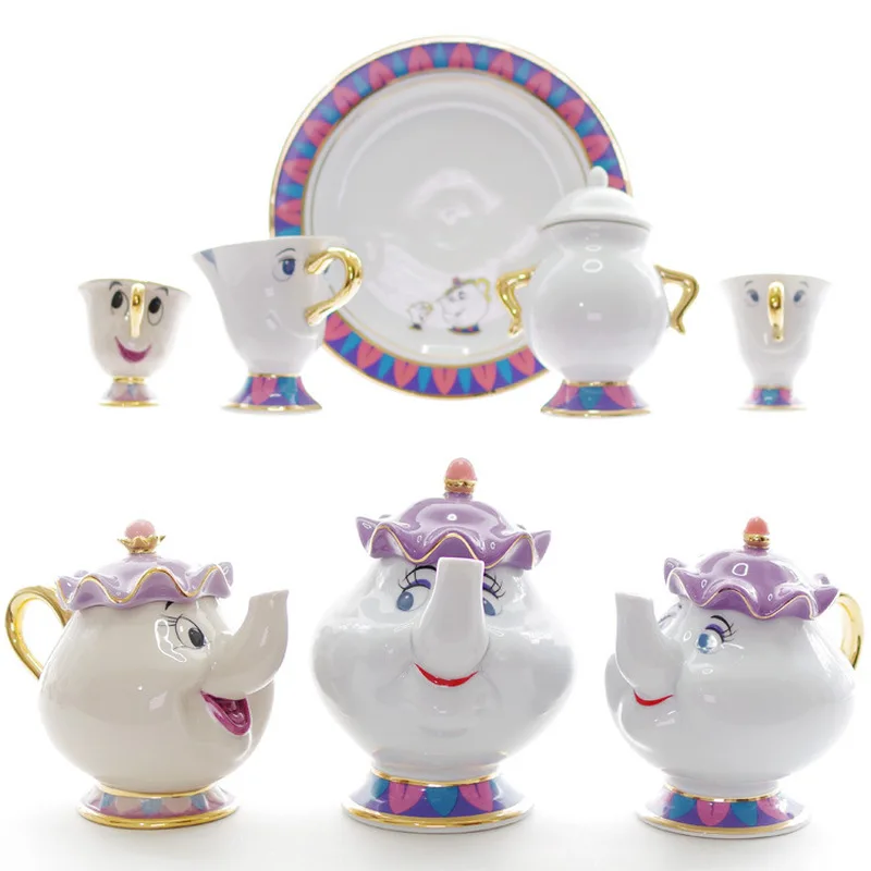 Disney Beauty and The Beast чайный набор подарок на день рождения молочный кувшин