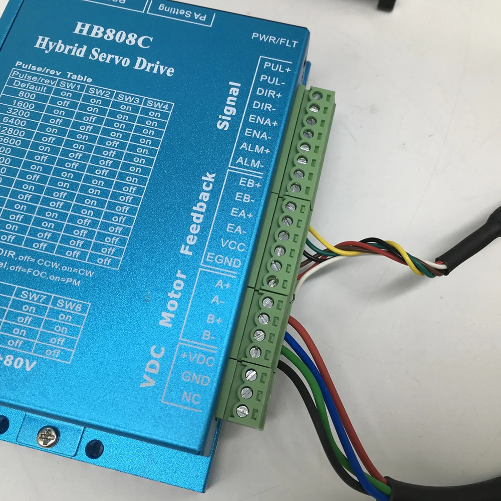 2 шт. Nema23 2Nm замкнутый цикл шаговый двигатель драйвер 57 мм DC DSP 2PH высокий крутящий